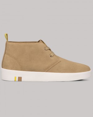 Botas Ben Sherman Thames Chukka Marrones Blancas Amarillo | RAJ-253048