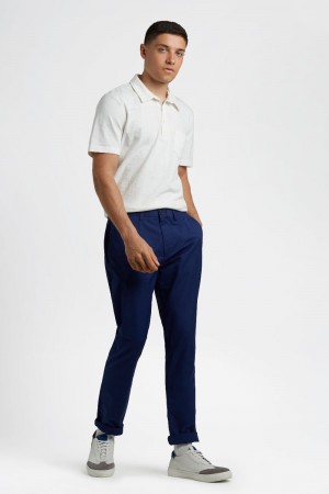 Pantalon Ben Sherman Everyday Slim Fit Chino Azul Marino | AOX-172463