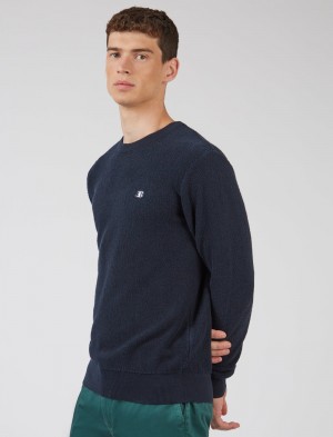 Prendas De Punto Ben Sherman B by Ben Sherman Crewneck Azul Marino | SFQ-314859