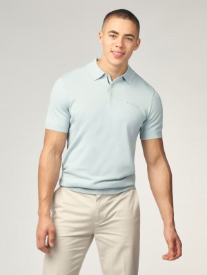 Prendas De Punto Ben Sherman Signature Short Sleeve Polo Azules | EVP-568329