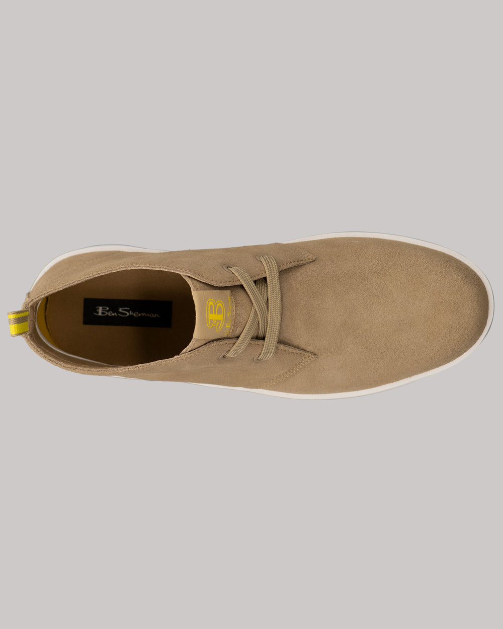 Botas Ben Sherman Thames Chukka Marrones Blancas Amarillo | RAJ-253048