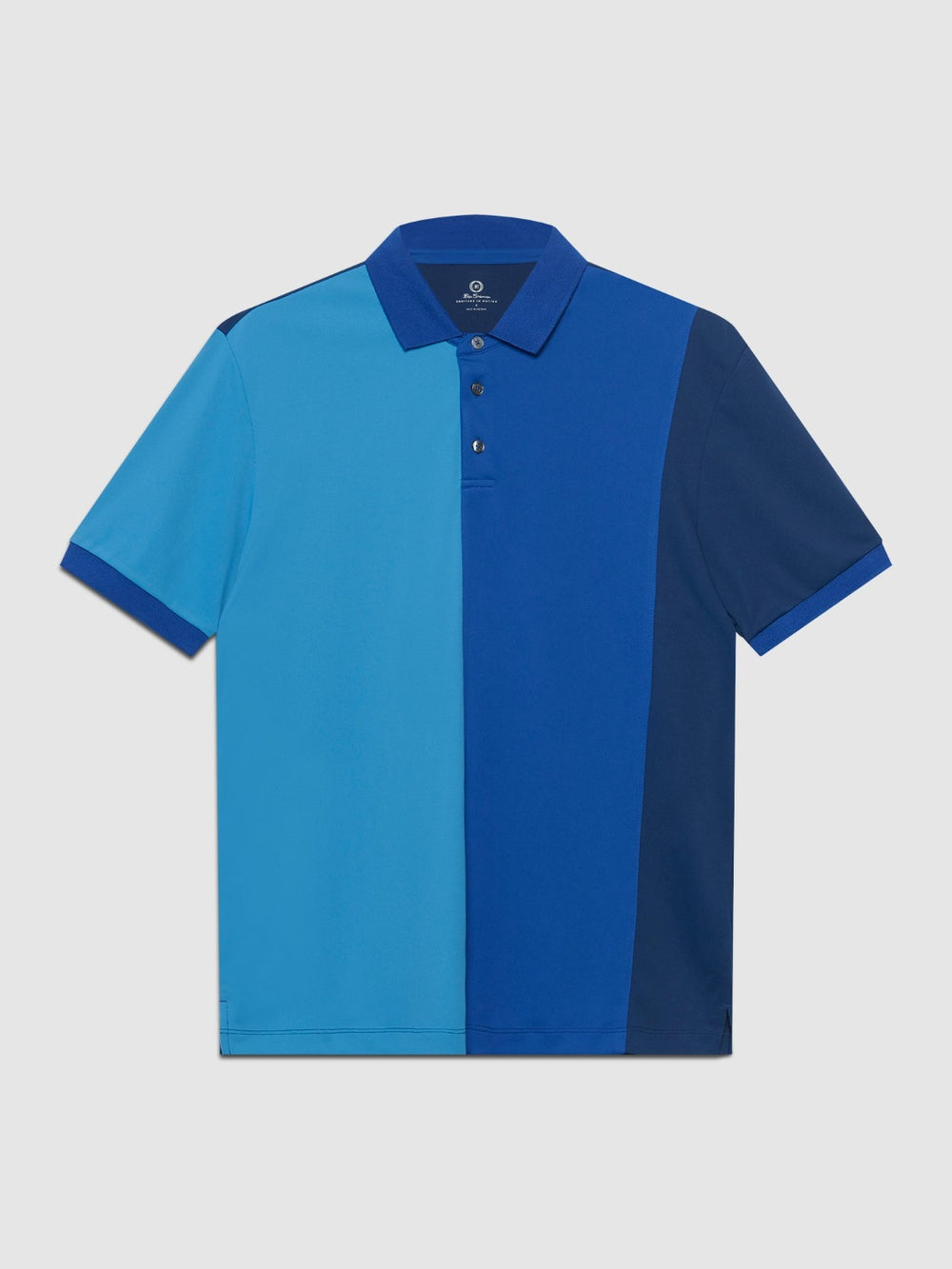 Camisa Polo Ben Sherman 360 Motion Stretch Colorblock Azules Azul Real | OFX-704368