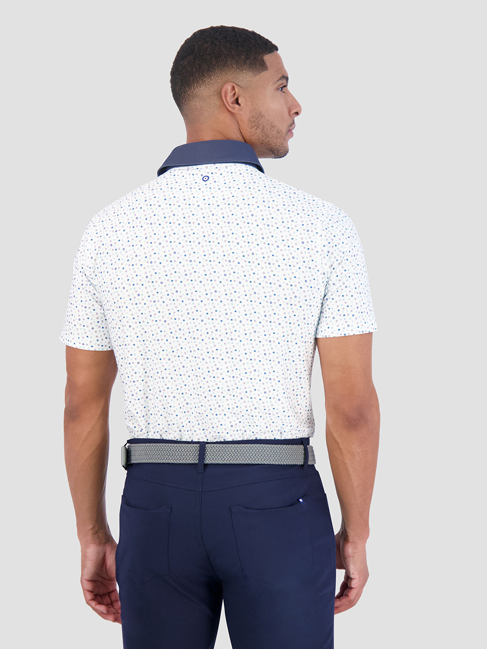 Camisa Polo Ben Sherman Polka Dots Tech Jersey Sports Fit Blancas | VUI-243850