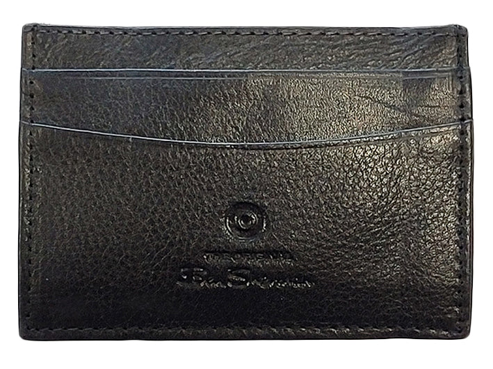 Carteras Ben Sherman Koki Leather Card Holder Negras | FRJ-026379