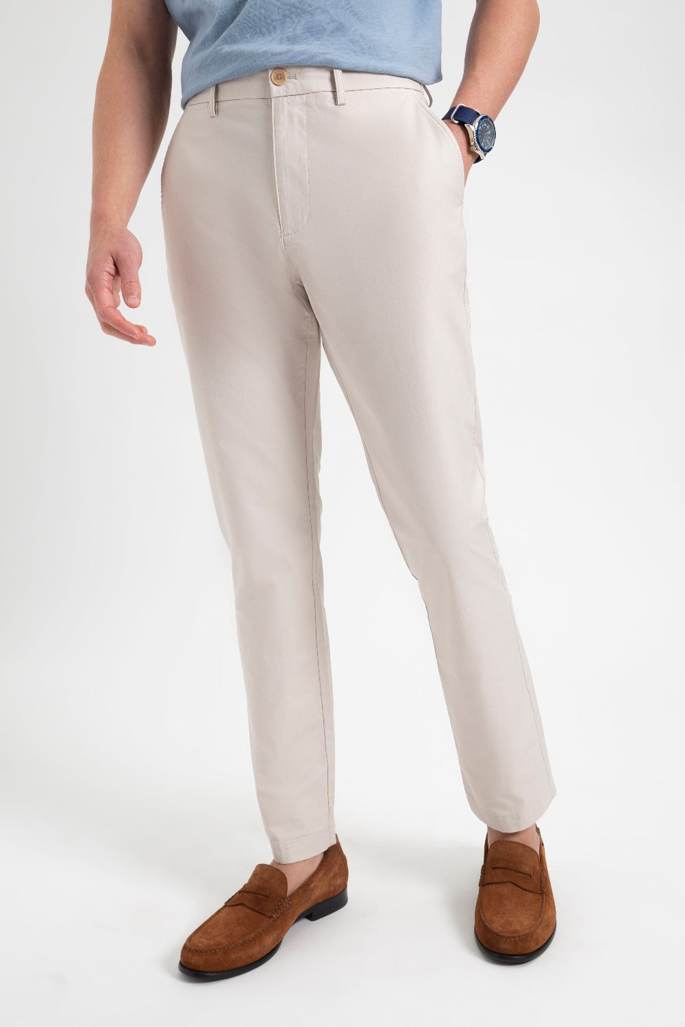 Pantalon Ben Sherman Everyday Slim Fit Chino Blancas | ONZ-468125