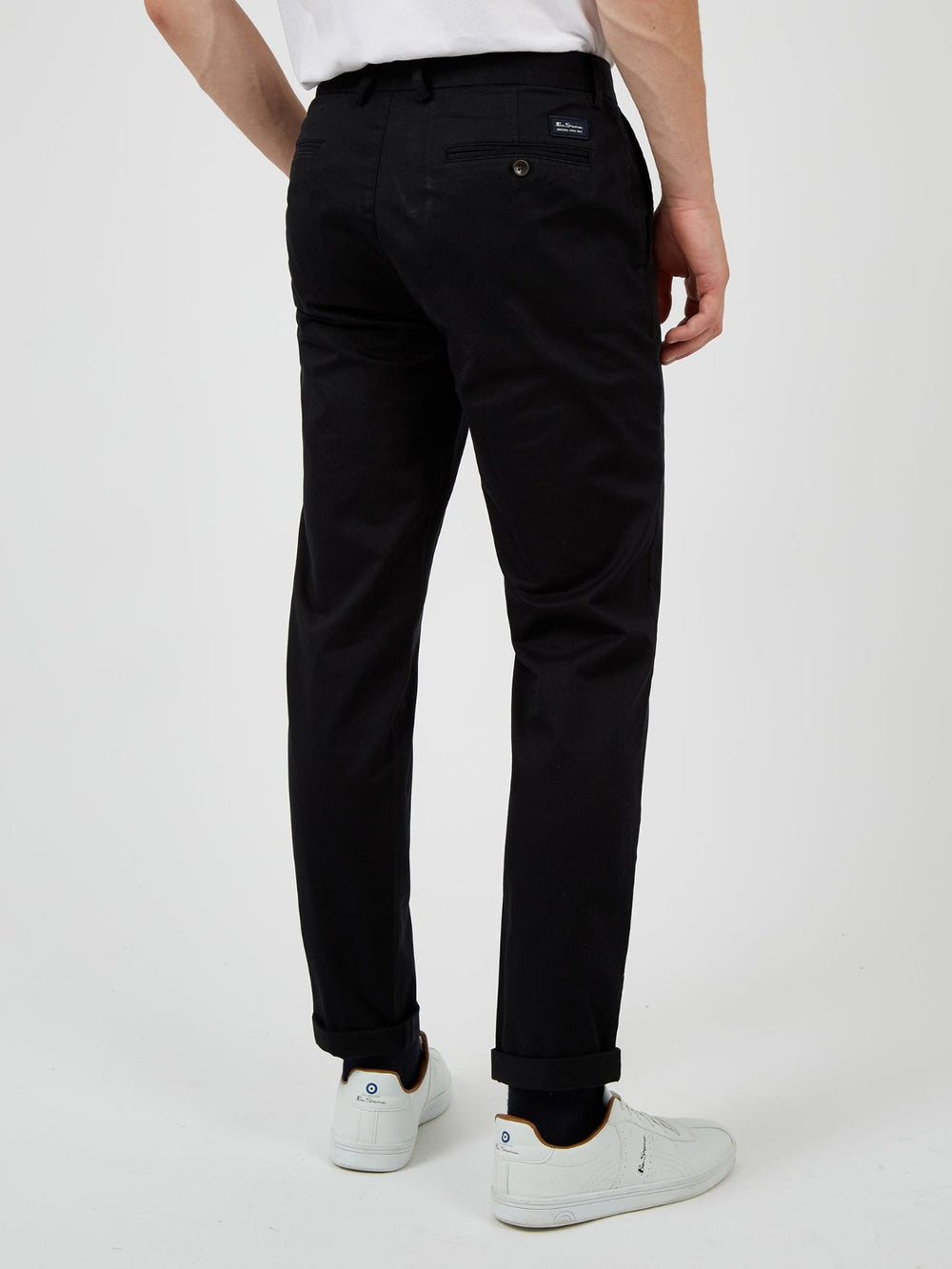 Pantalon Ben Sherman Signature Slim Stretch Chino Negras | YEG-456137