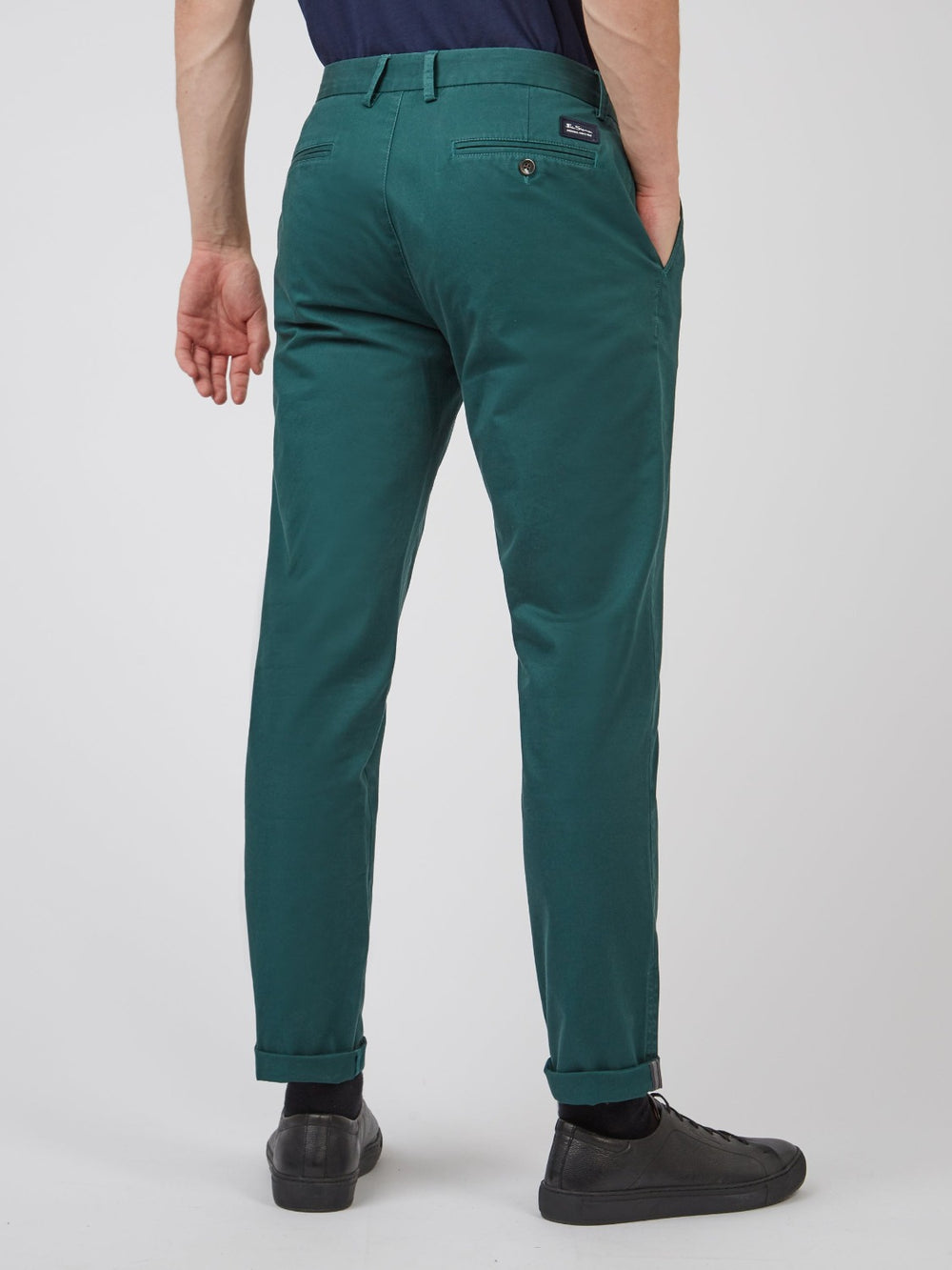 Pantalon Ben Sherman Signature Slim Stretch Chino Verde | NYL-482017