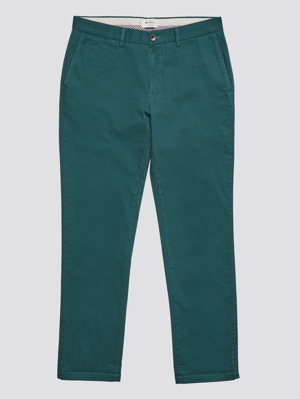 Pantalon Ben Sherman Signature Slim Stretch Chino Verde | NYL-482017