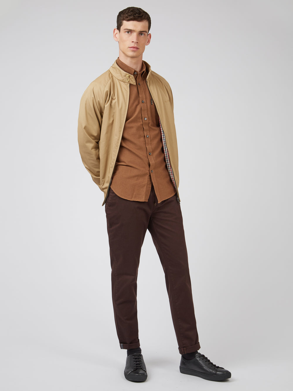 Pantalon Ben Sherman Signature Slim Stretch Chino Rojas | EUW-085364