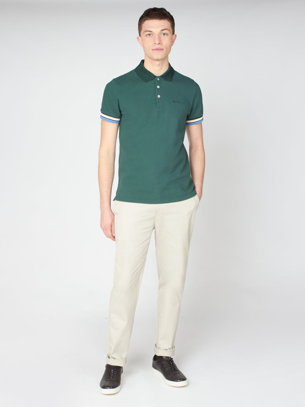 Pantalon Ben Sherman Signature Slim Stretch Chino Blancas | FXL-941823