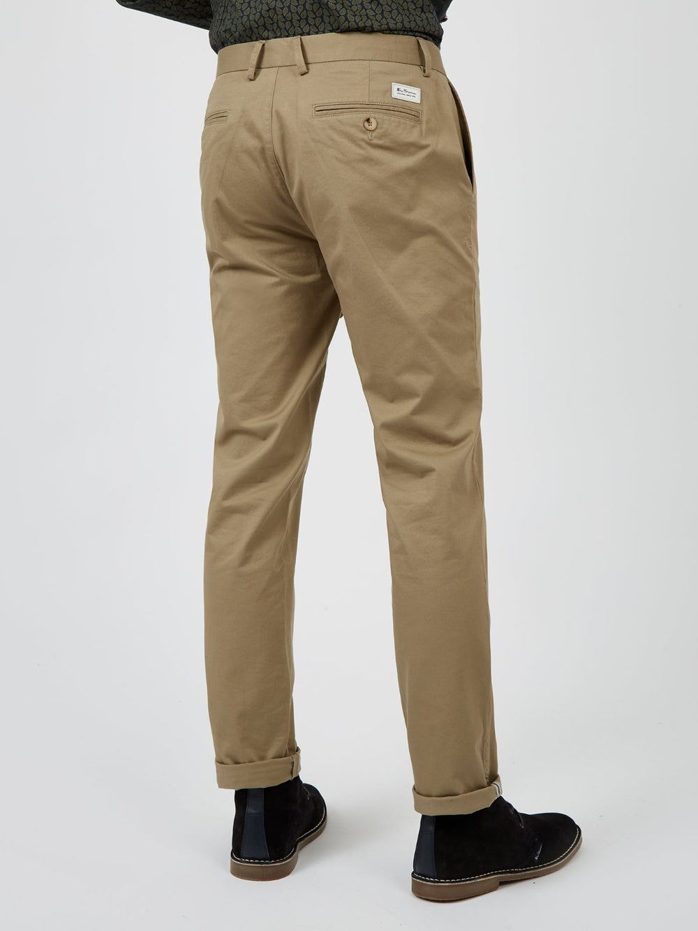 Pantalon Ben Sherman Signature Slim Stretch Chino Gris | KBE-724850