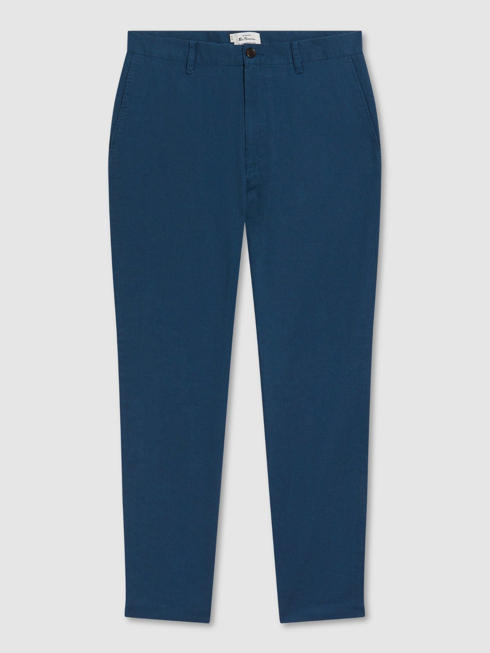 Pantalon Ben Sherman Signature Slim Taper Linen Azules | VTJ-195678