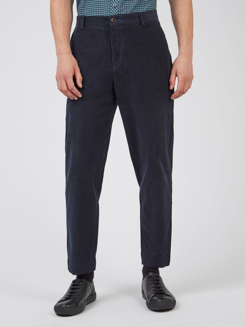 Pantalon Ben Sherman Tapered Corduroy Negras | FHZ-914027