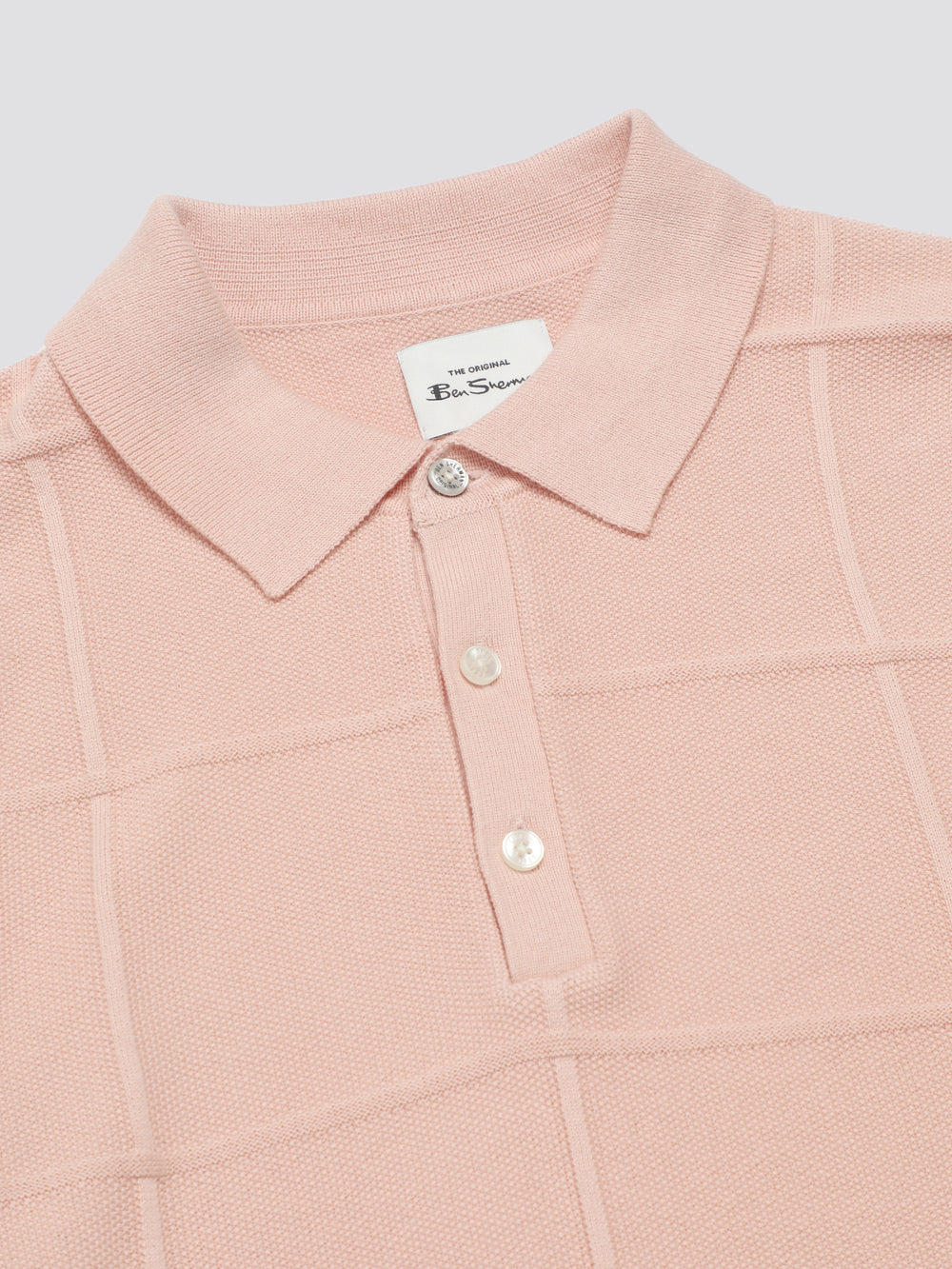 Prendas De Punto Ben Sherman Signature Textured Polo Rosas | IXV-793408